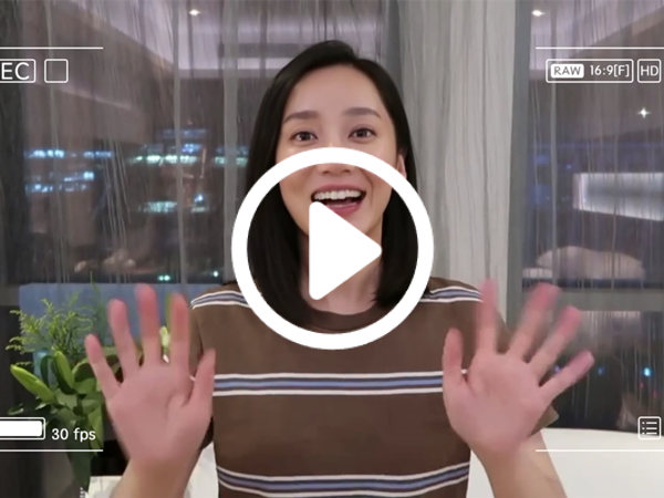 演员董晴对七彩石的祝福